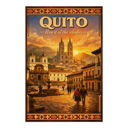 QUITO – Heart of the Andes Poster (Vorderseite)