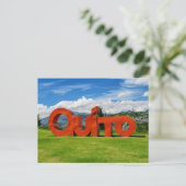 Quito Postkarte (Stehend Vorderseite)