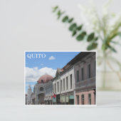 Quito Straßen Postkarte (Stehend Vorderseite)