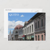Quito Straßen Postkarte (Vorne/Hinten)