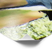 Quitte Kingfisher Fotodruck (Ecke)