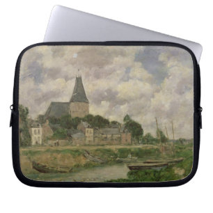 Quittebeuf, 1893 (Öl auf Leinwand) Laptopschutzhülle