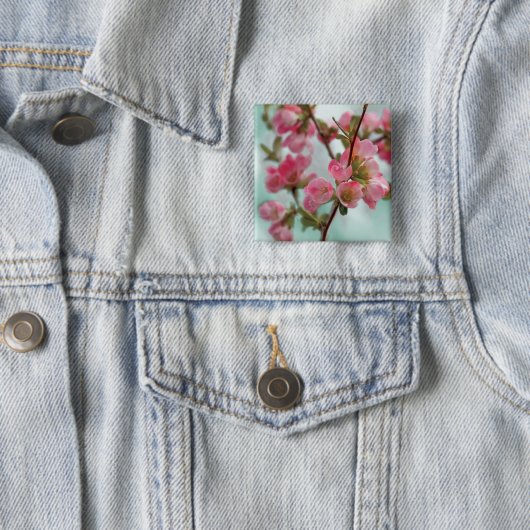 Quitten-Blüten Button (Beispiel)