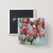 Quitten-Blüten Button (Vorne & Hinten)