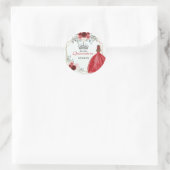 Quittenaufkleber Runder Aufkleber (Tasche)