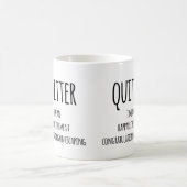Quitter Retirement Geschenk, Funny Retirement Gesc Kaffeetasse (Mittel)