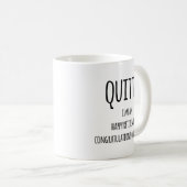 Quitter Retirement Geschenk, Funny Retirement Gesc Kaffeetasse (VorderseiteRechts)