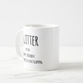 Quitter Retirement Geschenk, Funny Retirement Gesc Kaffeetasse (Vorderseite Links)