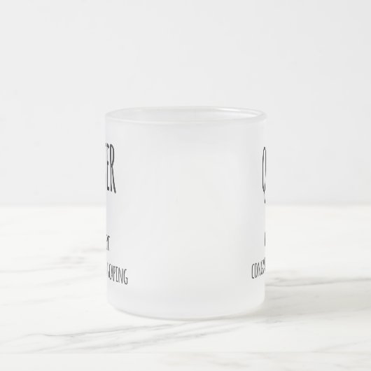 Quitter Retirement Geschenk, Funny Retirement Gesc Mattglastasse (Mittel)