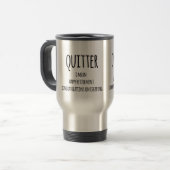 Quitter Retirement Geschenk, Funny Retirement Gesc Reisebecher (Vorderseite Links)