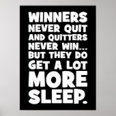 Quitts nie gewinnen, aber sie werden schlafender - poster (Vorne)