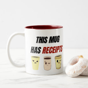 Quittung Tasse - Funny Coffee Gift