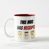 Quittung Tasse - Funny Coffee Gift (Links)