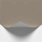 Quiver Tan Solid Color Geschenkpapier (Ecke)