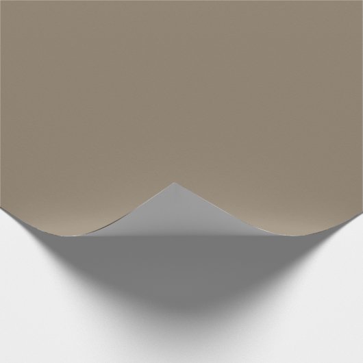 Quiver Tan Solid Color Geschenkpapier (Ecke)