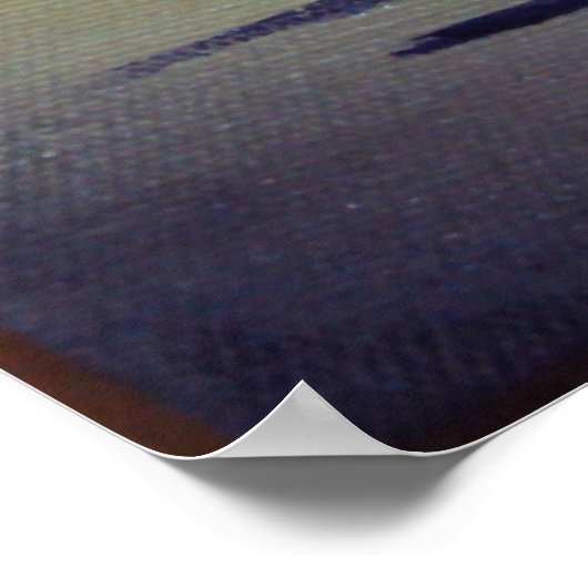 Quixote Stehend Tal Poster (Ecke)