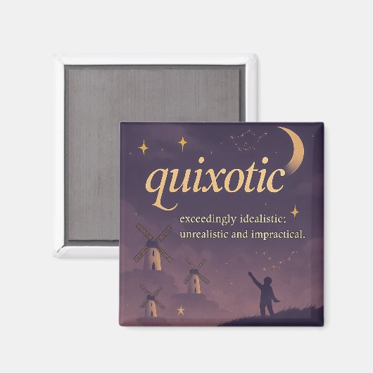 Quixotic Magnet (Vorderseite/Rückseite)