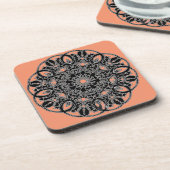 Quixotic Octa Glyph Dusk Untersetzer (Linke Seite)