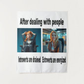 Quiz auf einem Wandteppich einführen/ausführen (Vorderseite)