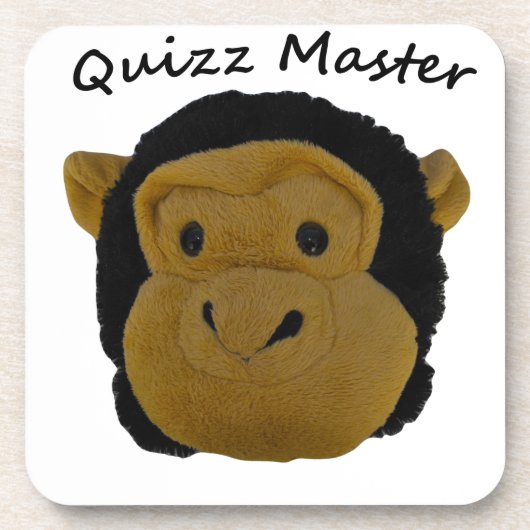 Quiz Master Getränkeuntersetzer (Vorderseite)