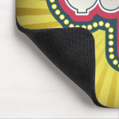 Quiz Night Trivia Party Gelber Sonnenbrand Mousepad (Ecke)