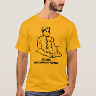Quiz Time! Smartphones für Männer T-Shirt