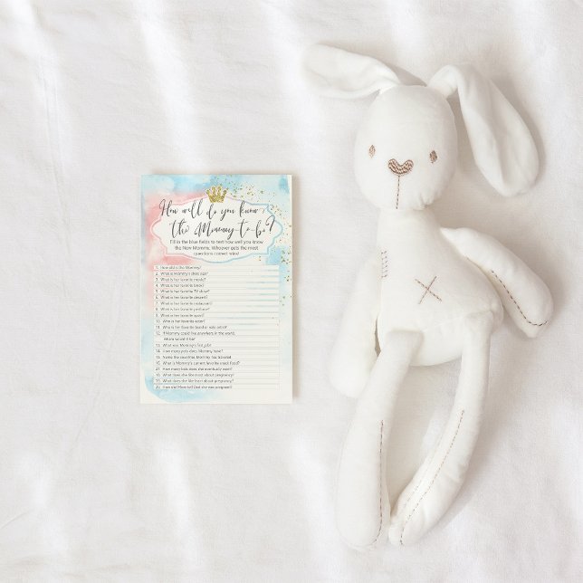 Quiz "Wie gut kennst du Mommy / Daddy", zwei Seite (Von Creator hochgeladen)