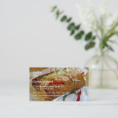 Quiznos Vorsandwich Visitenkarte (Stehend Vorderseite)