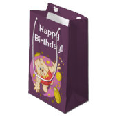 Quizzy Bär Kleine Geschenktüte (Vorderseite Schrägansicht)