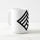 Qunari Symbol Kaffeetasse (Vorderseite Links)