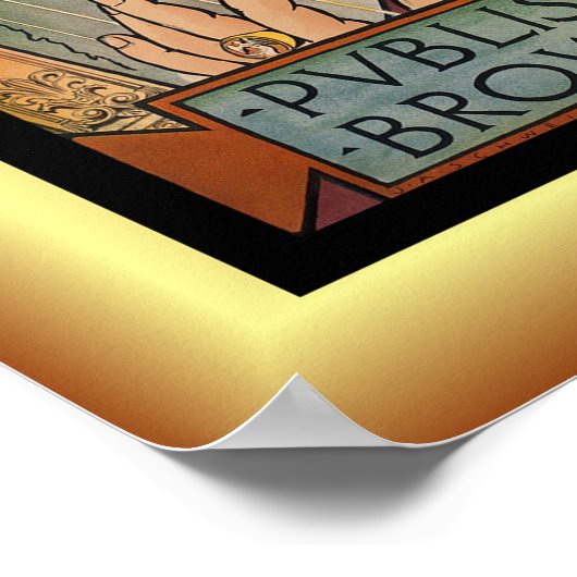 Quo Vadis, Nero, Rom, Henry Sienkiewicz ~ Poster (Ecke)