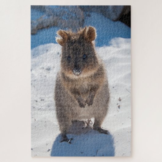 Quokka am Strand, 1014 Stück Puzzle (Vertikal)