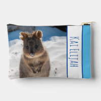 Quokka am Strand Australien Blue Boys Personalisie