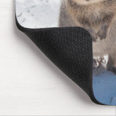 Quokka am Strand, Pink Girls Personalisiert Mousepad (Ecke)