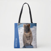 Quokka Australia Cute Animal on the Beach Photo Tasche (Vorderseite)