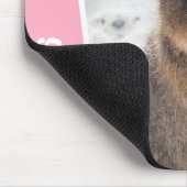 Quokka Cute Animal on the Beach Australia Pink Mousepad (Ecke)