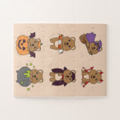 Quokka Halloween Devil Pumpkin Vampire Costume Jig Puzzle (Horizontal)