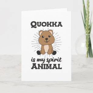 Quokka ist mein Seelenverwandter - Süße Quokkas Vi Karte