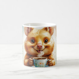 Quokka-Kaffee-Tasse - Niedlich Morgenvibes Kaffeetasse