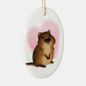 Quokka Keramik Ornament (Rechts)