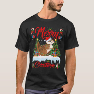 Quokka Lover Xmas Lighting Weihnachtsmannmütze Quo T-Shirt