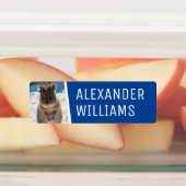 Quokka on the beach Cute Animal Photo Australia Etiketten (Befestigt)