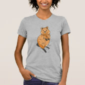 Quokka-Realistin T-Shirt (Vorderseite)