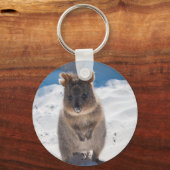 Quokka: The happiest animal in the world Schlüsselanhänger (Vorderseite)