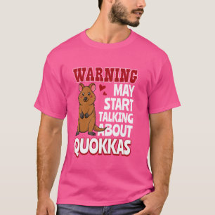 Quokka Tiere Lustig Australisch Süßes Haustier T-Shirt