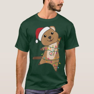 Quokka Weihnachten Tiere Faily Lights Wi T-Shirt