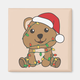 Quokka Weihnachts Wintertiere Quokkas Magnet
