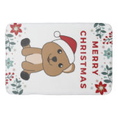 Quokka Weihnachtsschnee Wintertiere Quokkas Bath Badematte (Vorderseite)