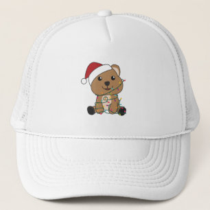 Quokka Weihnachtsschnee Wintertiere Quokkas Truckerkappe