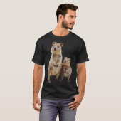 Quokka with Baby Cute Australian Teddy Bear Essent T-Shirt (Vorne ganz)